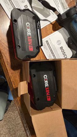 Two BOSCH battery CORE18V 8.0 Ah (NEW)