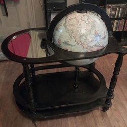 Globe Bar Cart