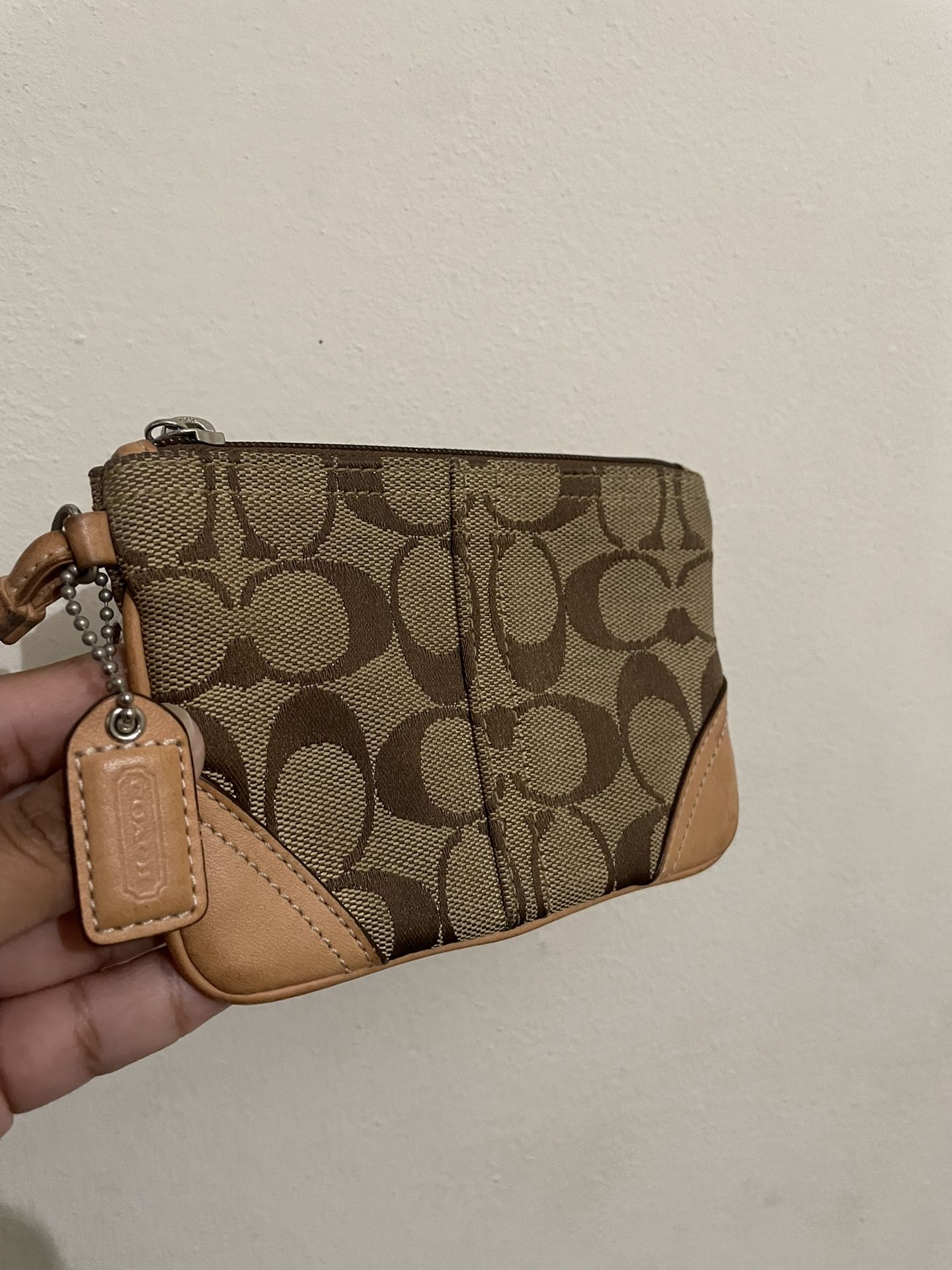 Coach Signature Wristlet