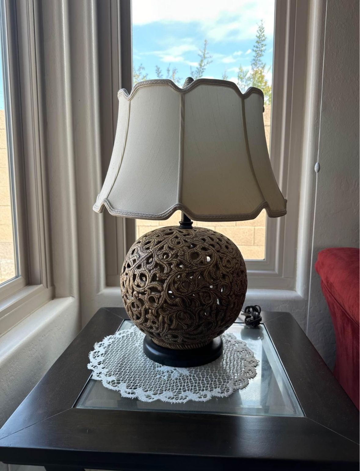 Antique Openwork Lamp!!
