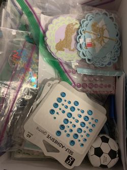 Confetti- stickers- gems