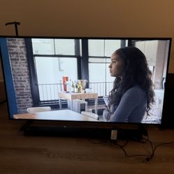 55 Inch Tv And Sound Bar 