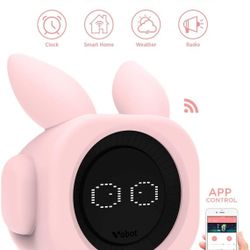 Clock Bunny For Kids with ALEXA
