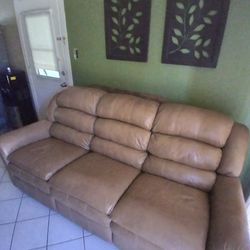 SOFA GENUINE  LEATHER 