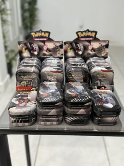 Pokémon TCG BLACK BOLT & WHITE FLARE TIN DISPLAY