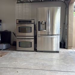 LG Fridge and GE Double Oven