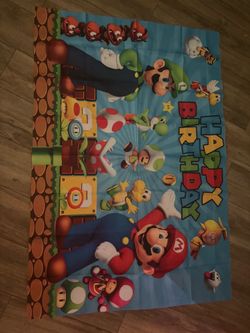 Mario bros back drop