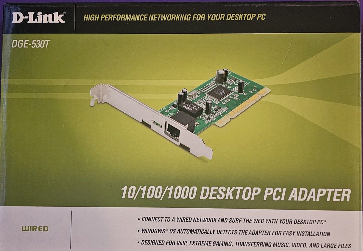 D-link Ethernet Adapter For Desktop Computer