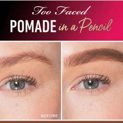 Too faced Pomade In A Pencil Eyebrow Shaper & Filler/NWB