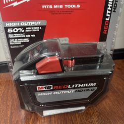 Milwaukee High Output 12ah Battery