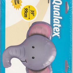 Qualatex 39 Inch Elephant Head Foil Balloon  ~ ranjacuj