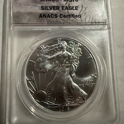 2016 silver eagle ms70