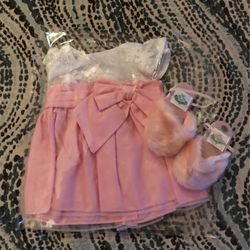Cabbage Patch Doll Dress And Shoes