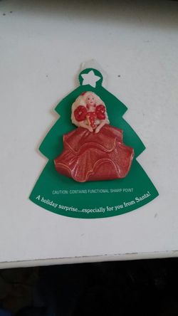 Holiday Barbie pin
