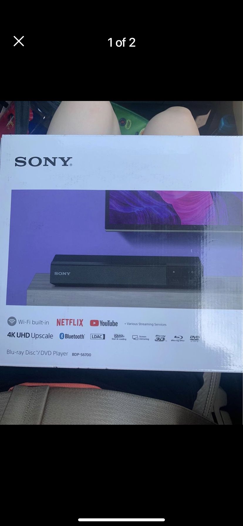 Sony 4K UHD Blu- Ray/ DVD Player 