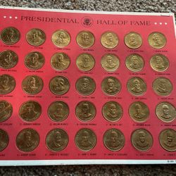 Presidential Hall of Fame Bronze Coin Set