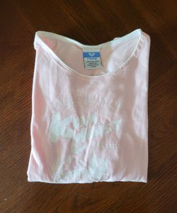 🌸 Roxy Kona Coast Hawaii Pink Graphic T-Shirt – Made in USA Size Large