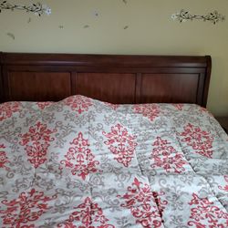 King Size Bed Frame Solid Wood 