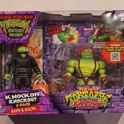 TMNT Mutant Mayhem Knockoff Knockout Raph Ralph Tubular Tortoise Karate Warriors