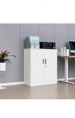 Metal storage cabinet
