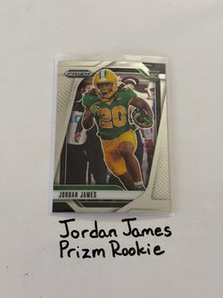Jordan James San Francisco 49ers RB Prizm Rookie Card.