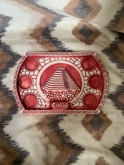 Cancun Mexico shot glass plate