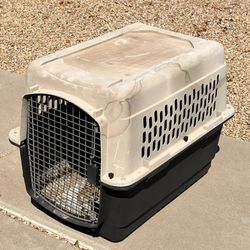 Great Choice Hard Sided Locking Dog Carrier Medium Size (LxWxH): 31” x 22” x 23”