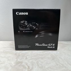Canon G7X Powershot Mark III