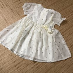 H&M 2T girl dress with accessory (New)
