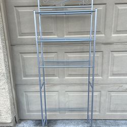 Kenney 3-Tier Bathroom Etagere Over Toilet, Standard, Polished Pewter