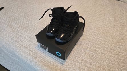 Nike Jordan 11 Retro Gamma Blue Black Sneakers Size 2Y