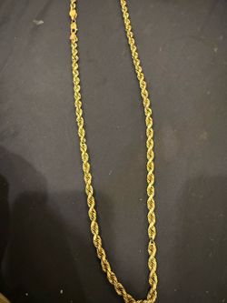 10k Rope Chain 6mm 26 inches 22.5 grams