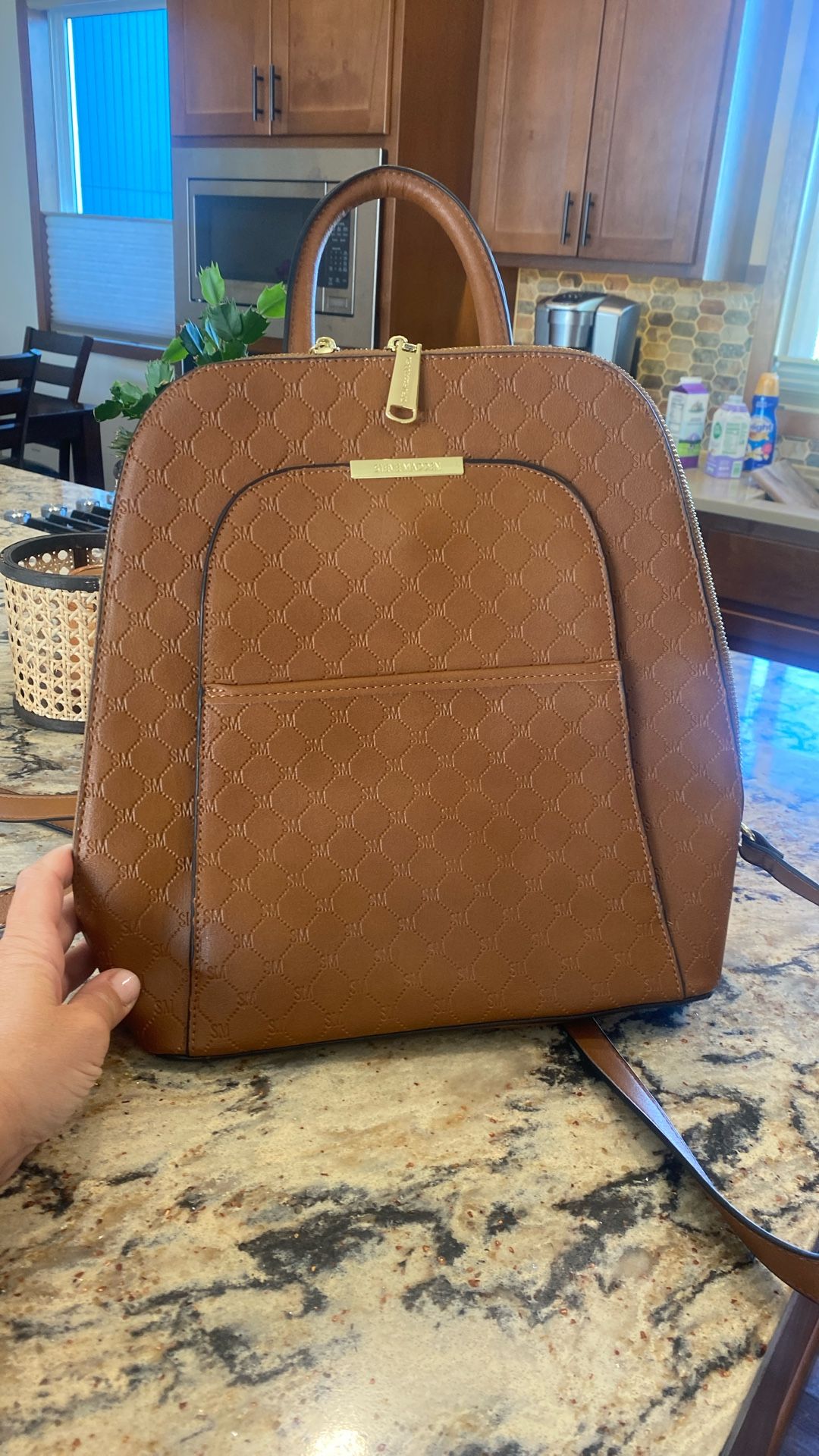 Brand New Steve Madden Leather Backpack