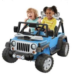 Fisher-Price Power Wheels Deluxe Jeep Rubicon Wrangler 12V Ride