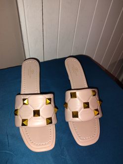 VALENTINO WOMEN LEATHER SANDALS SIZE 10
