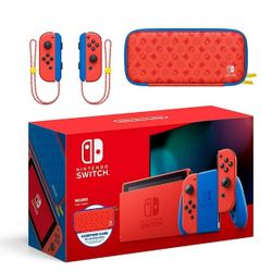 Nintendo Switch Red And Blue Super Mario Special Edition (Brand New)