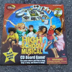 Disney High School Musical 2 Board Game With Music CD Included