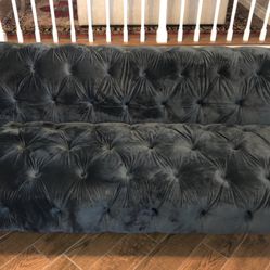 Velvet Tufted Sofa 
