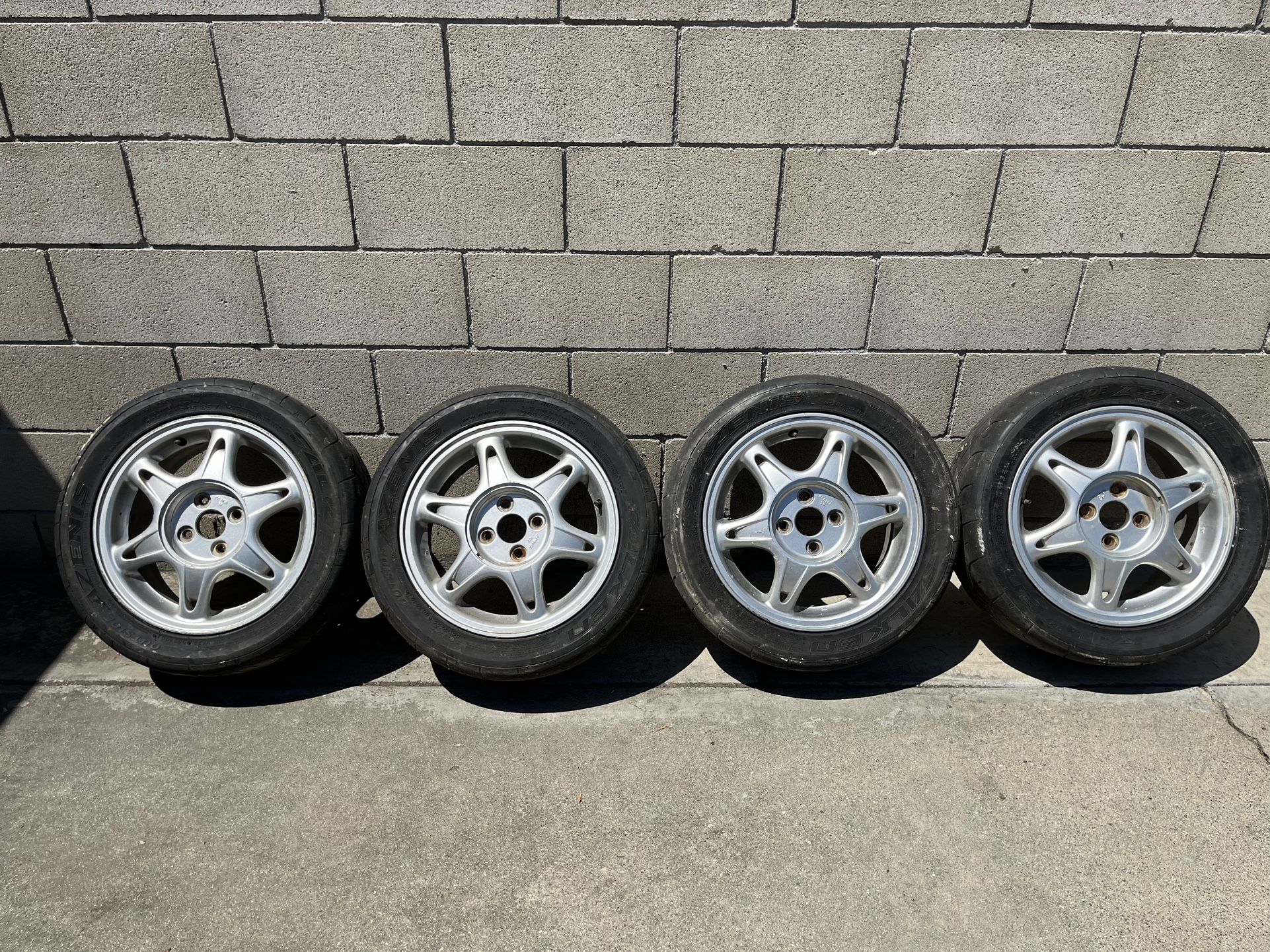 15” Acura Integra GSR Sunflower 4x100 Wheels Civic SI