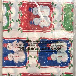 Christmas House Merry Christmas Snowmen Table Cloth 54 in x 108 in (NEW)
