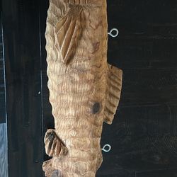 Wood Carved Fish