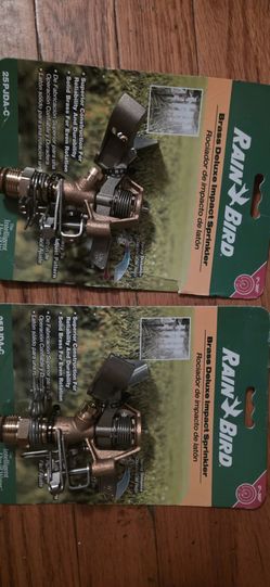 Rain Bird Brass Deluxe Impact Sprinkler – 2 Pack