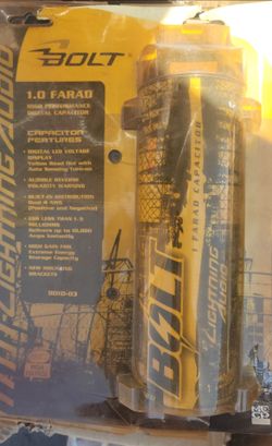 Lightning Audio BD10-03 1 Farad Stiffening Capacitor with Digital Display