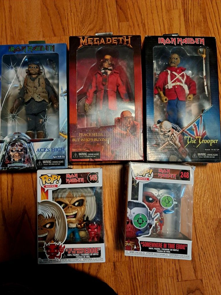 Iron Maiden Dolls. Misc Iron Maiden Shirts