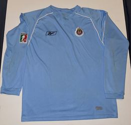 VTG Mens REEBOK CHIVAS GUADALAJARA 2005  Jersey Sz L