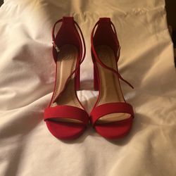 Red High Heels Size 7
