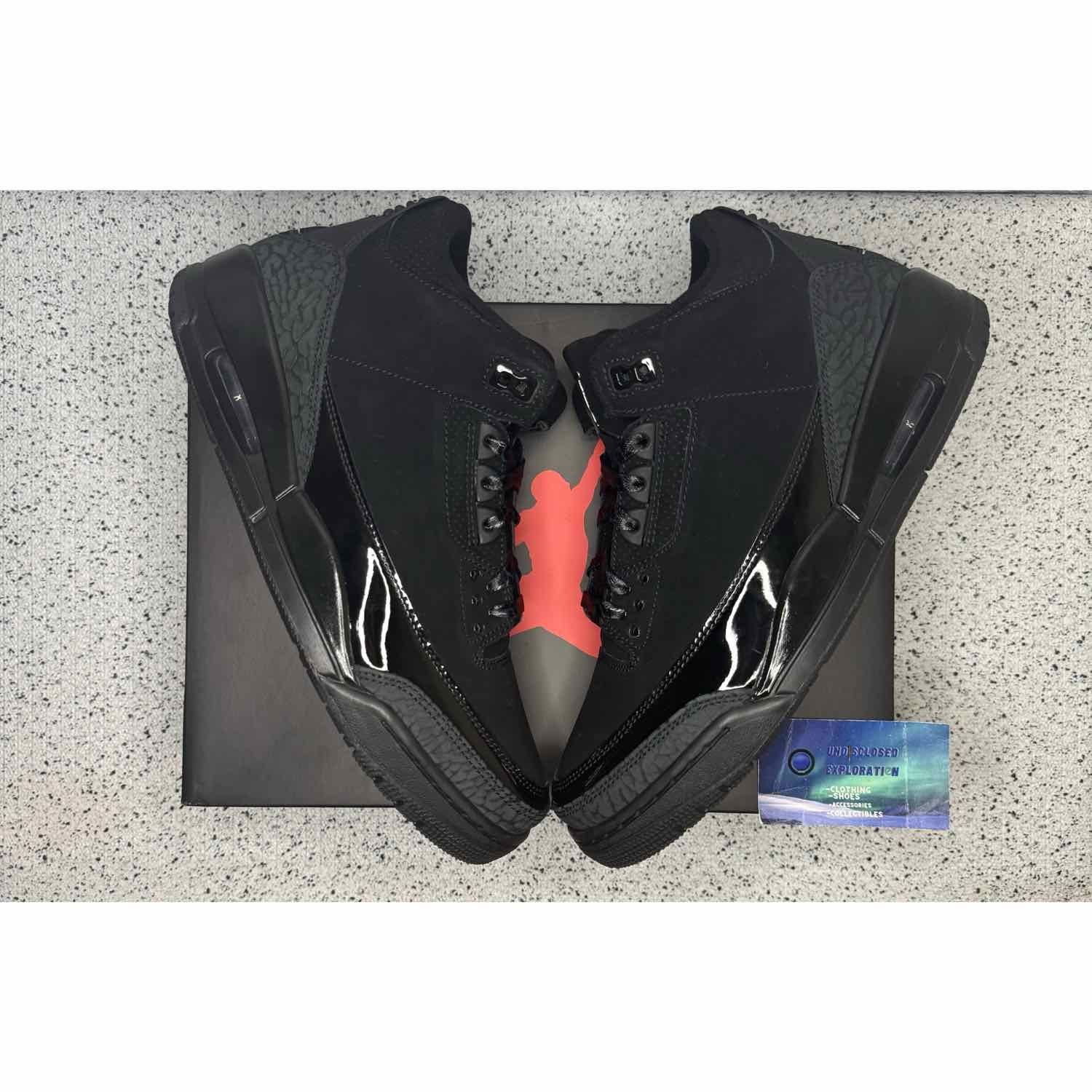 Jordan 3 Black Cat 9.5 Men