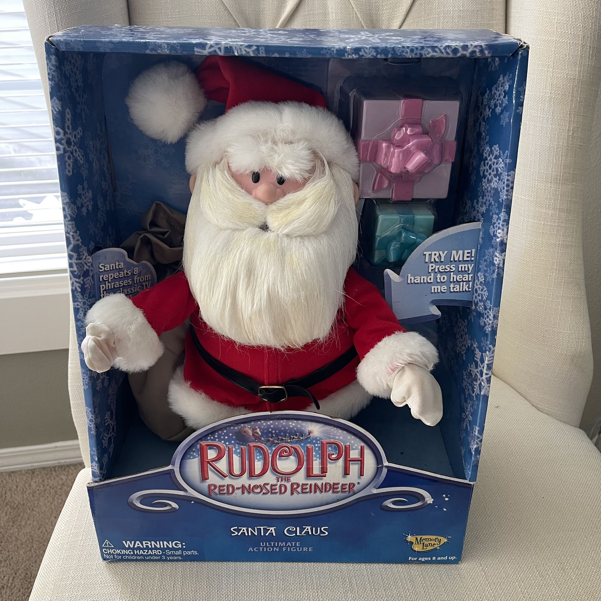 2003 NEW Memory Lane Santa Claus is Comin’ To Town Ultimate Action Figure by Playing Mantis.