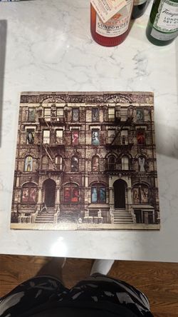 Led Zeppelin Swan Song Double Record Set + Insert Vintage 1975 LP 33 RPM