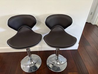 Set of 2 Adjustable Bar Stools